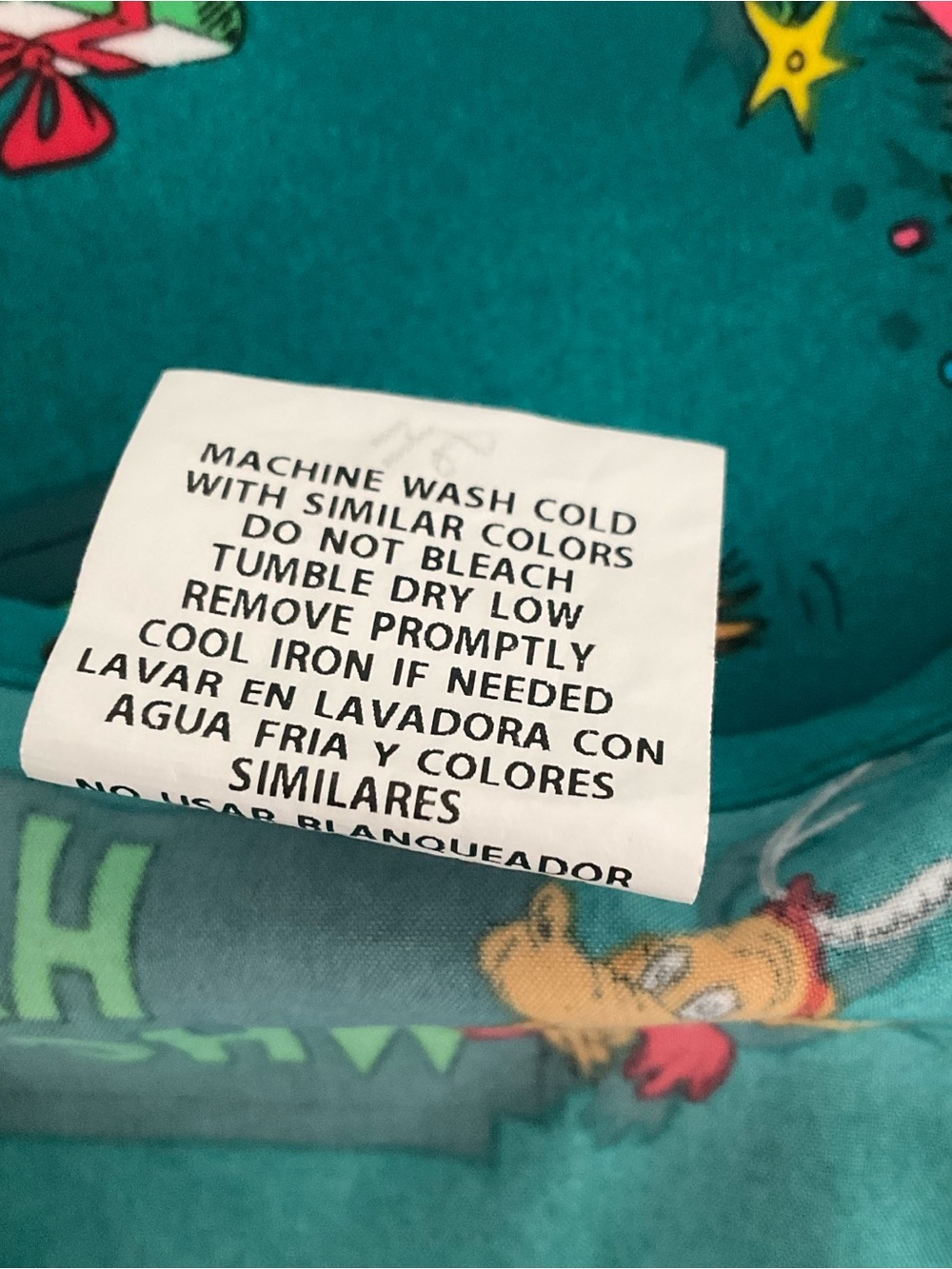 Scrubstar Dr. Seuss "Merry Grinchmas" Holiday Scrub Top - Picture 9 of 9